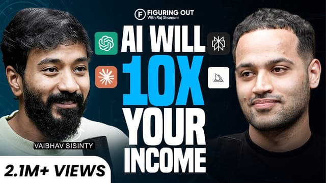Start Earning Money WIth AI - Free Tools & Business Ideas | Vaibhav Sisinty | FO376 Raj Shamani