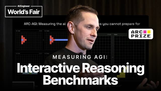 Measuring AGI: Interactive Reasoning Benchmarks for ARC-AGI-3 — Greg Kamradt, ARC Prize Foundation