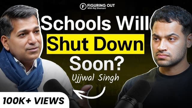 What Makes Toppers Different, JEE vs NEET & Future of EdTech - Ujjwal Singh | FO333 Raj Shamani