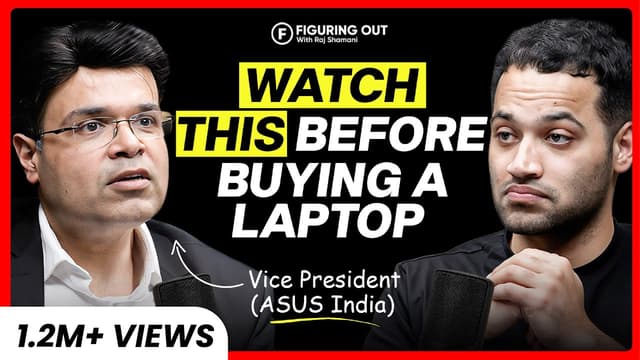 Laptop MASTERCLASS: Boost Battery, Performance, Gaming, AI & Future Tech – ASUS | FO371 Raj Shamani