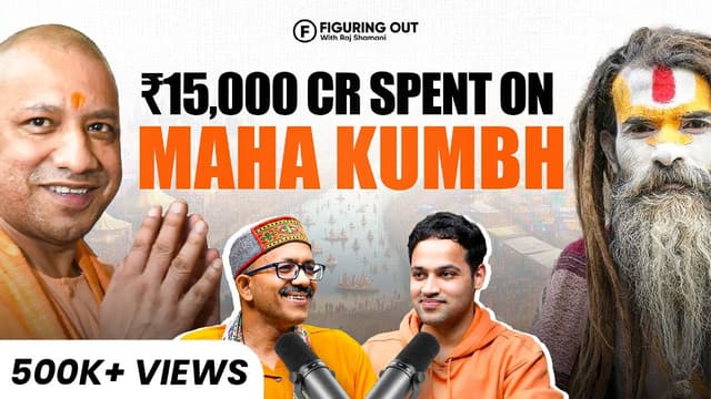 Maha Kumbh Mela 2025: History, Politics, Revenue, CM Yogi & UP - Shantanu Gupta | FO308 Raj Shamani