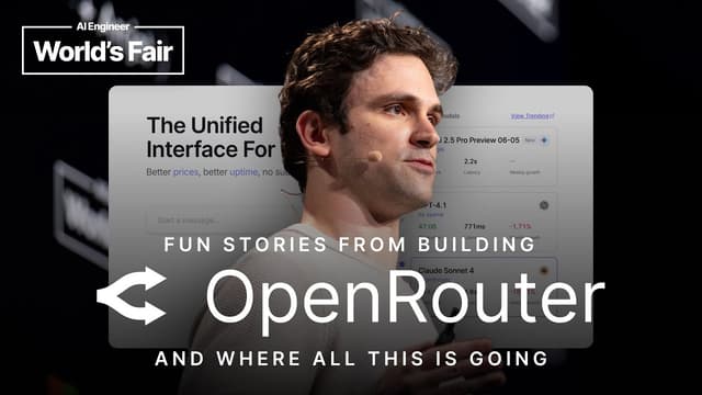Fun stories from building OpenRouter and where all this is going - Alex Atallah, OpenRouter