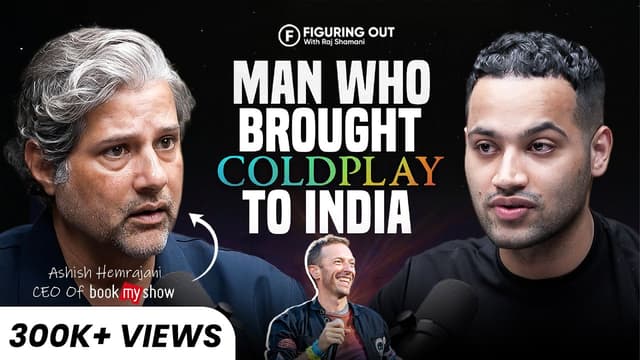 BookMyShow Founder: Reality of Concert, Coldplay, Artist, Business Model & India | FO358 Raj Shamani