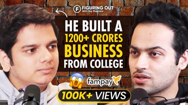 Making Personal Finance EASY For Students ft. FamPay Founder Sambhav Jain - FO 15 | Raj Shamani