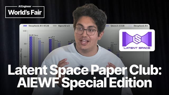 Latent Space Paper Club: AIEWF Special Edition (Test of Time, DeepSeek R1/V3) — VIbhu Sapra