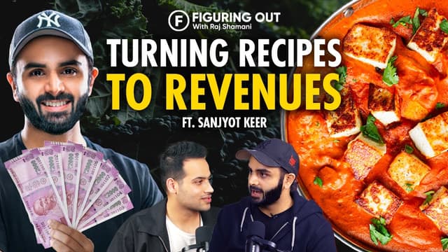 India's TOP Chef Sanjyot Keer On How To Make BIG Money By Cooking Food@YourFoodLab-FO 2| Raj Shamani