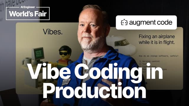 Vibes won't cut it — Chris Kelly, Augment Code