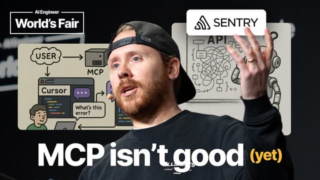 MCP Is Not Good Yet — David Cramer, Sentry