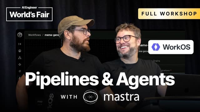 [Workshop] AI Pipelines and Agents in Pure TypeScript with Mastra.ai — Nick Nisi, Zack Proser