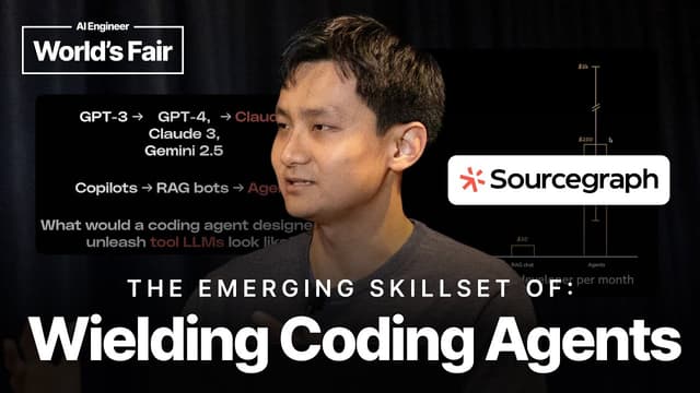 The emerging skillset of wielding coding agents — Beyang Liu, Sourcegraph / Amp