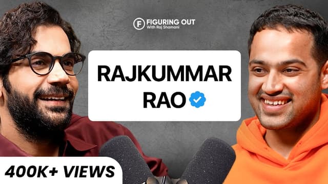 Rajkummar Rao on STREE 2, Childhood, Success Story, SRK, Love & Relationships | FO 243 Raj Shamani