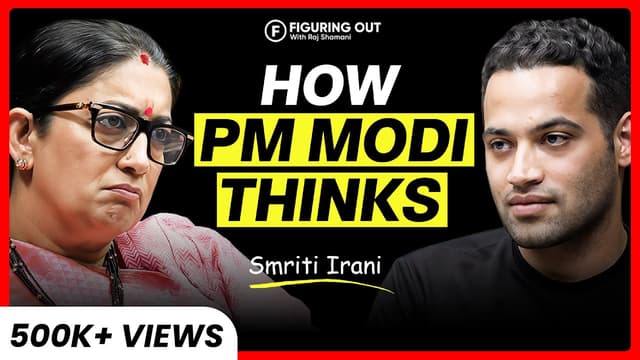 Smriti Irani: Power, Politics, Acting, Childhood, Ahmedabad Crash & PM Modi | FO386 Raj Shamani