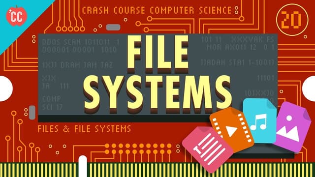 Files & File Systems: Crash Course Computer Science #20