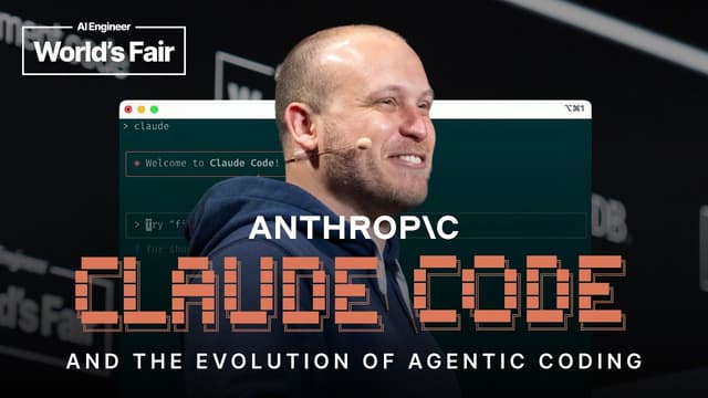 Claude Code & the evolution of agentic coding — Boris Cherny, Anthropic