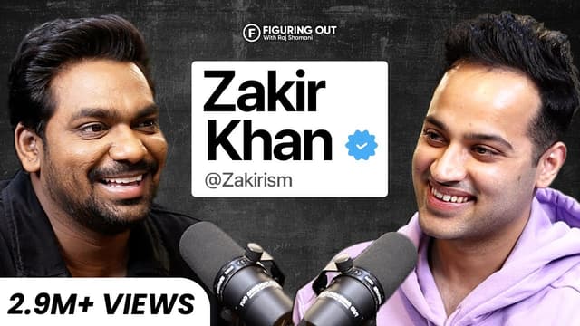 @ZakirKhan On Parents, Relationship, Bollywood, Success, Money | Zakir Khan | FO 148 | Raj Shamani
