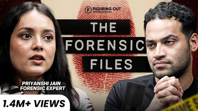 How A Forensic Expert Solves Murder Cases: Blood, Fingerprints & Hidden Clues | FO391 Raj Shamani