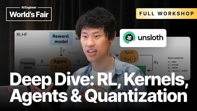 [Full Workshop] Reinforcement Learning, Kernels, Reasoning, Quantization & Agents — Daniel Han