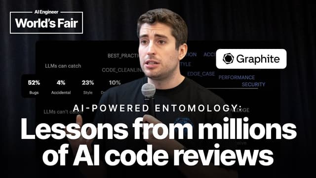 AI powered entomology: Lessons from millions of AI code reviews — Tomas Reimers, Graphite