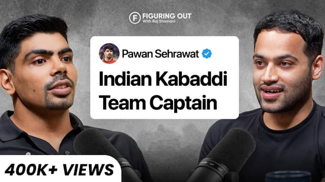 Pawan Sehrawat On Pro Kabaddi League, Cricket, Athlete Mindset, Sports & Failure |FO267 Raj Shamani