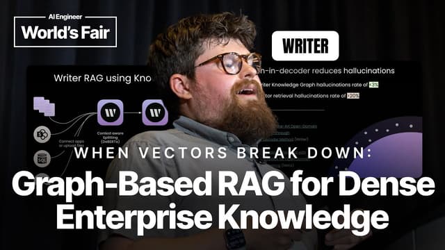 When Vectors Break Down: Graph-Based RAG for Dense Enterprise Knowledge - Sam Julien, Writer