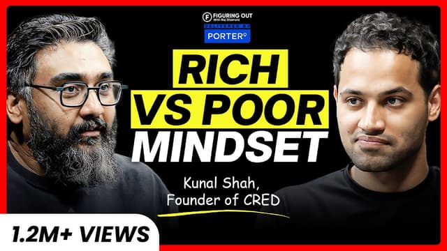 Why the Rich Think Differently: Millionaire Mindset & Wealth Secrets - Kunal Shah |FO389 Raj Shamani