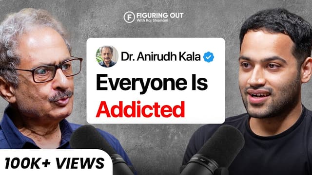 Addiction, Alcohol, Dr*gs, Caffeine, Symptoms & Prevention - Dr Anirudh Kala | FO 260 Raj Shamani