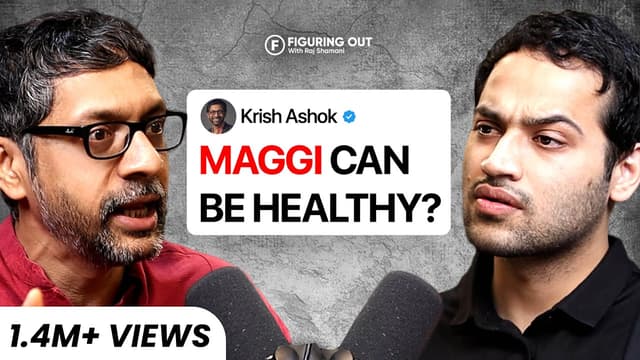 Exposing Indian Diet, Processed Food, Microwave & Cooking Utensils- @krishashok| FO212 Raj Shamani