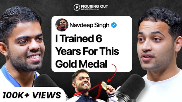 Navdeep Singh On India, Paralympic 2024, Training, PM Modi & Neeraj Chopra | FO 254 Raj Shamani