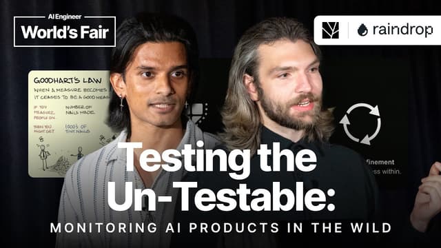 Building AI Products That Actually Work — Ben Hylak (Raindrop), Sid Bendre (Oleve)
