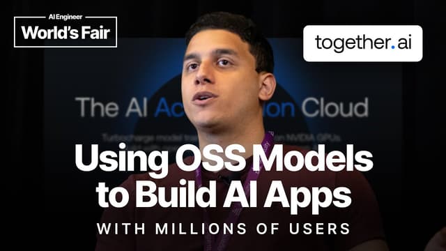 Using OSS models to build AI apps with millions of users — Hassan El Mghari
