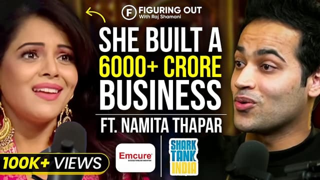 Shark Tank Fame Namita Thapar On Family Business & Team Building | FO 69 - Raj Shamani