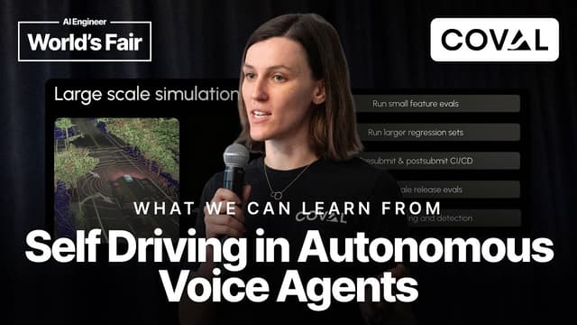From Self-driving to Autonomous Voice Agents — Brooke Hopkins, Coval