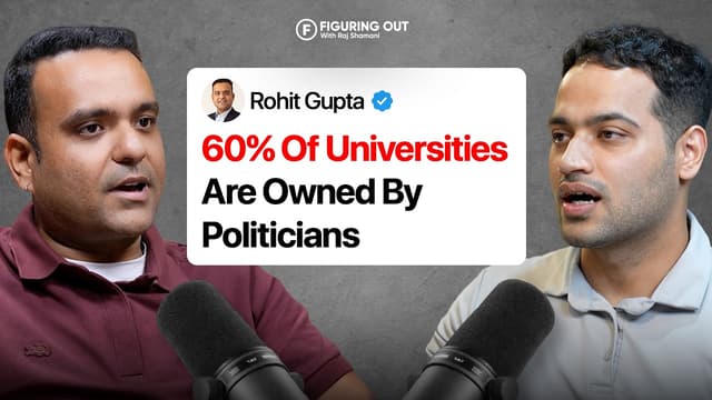How To Choose The Right College? - Fake College & Counselling Scam - Rohit Gupta | FO269 Raj Shamani