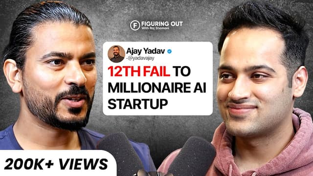 Making Money, High Income Skill, Building Business & AI - Simplified Founder | FO 207 Raj Shamani