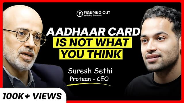 Digital India: Aadhaar, DigiLocker, China & Business Opportunity - Protean | FO400 Raj Shamani