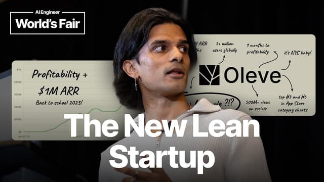 The New Lean Startup — Sid Bendre, Oleve