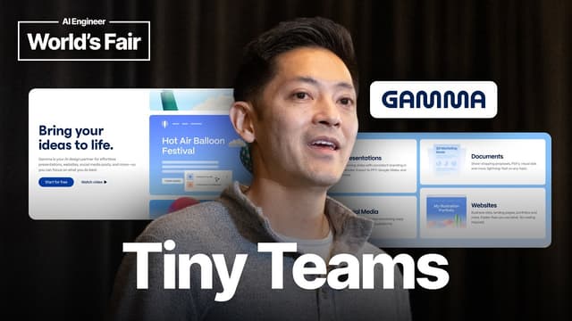 Rethinking Team Building: how a 30-person Startup serves 50 Million Users — Grant Lee, Gamma