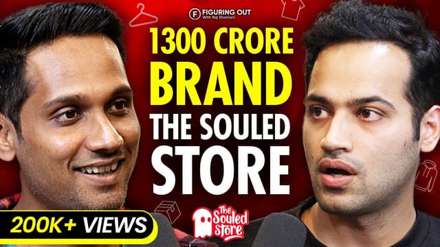 Building Fashion Brand, E Commerce & Indian Customers | Ft The Souled Store | FO 140 Raj Shamani
