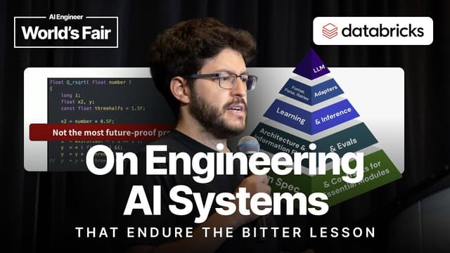 On Engineering AI Systems that Endure The Bitter Lesson - Omar Khattab, DSPy & Databricks