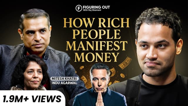 Tricks For Manifesting ₹1 Crore For 30 Days Using Law Of Attraction - Mitesh&Indu |FO385 Raj Shamani