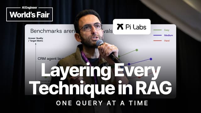 Layering every technique in RAG, one query at a time - David Karam, Pi Labs (fmr. Google Search)