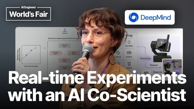 Real-time Experiments with an AI Co-Scientist - Stefania Druga, fmr. Google Deepmind