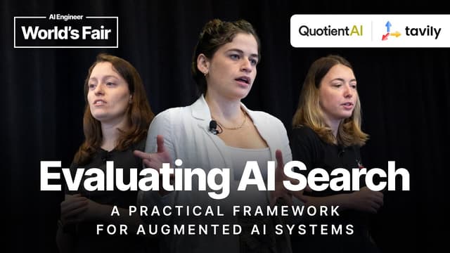 Evaluating AI Search: A Practical Framework for Augmented AI Systems — Quotient AI + Tavily