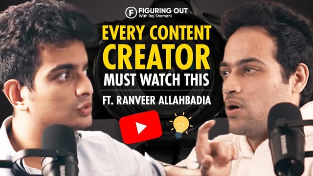 @beerbiceps Shares EASY Content Creation Tips | YouTube MASTERCLASS | FO 21 - Raj Shamani