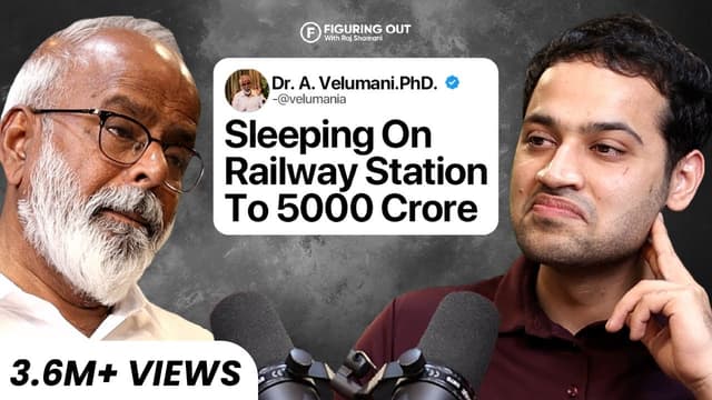 Dr. Velumani On Building ₹5000 Crore Business, Poverty, Risk & Success | FO174 | Raj Shamani